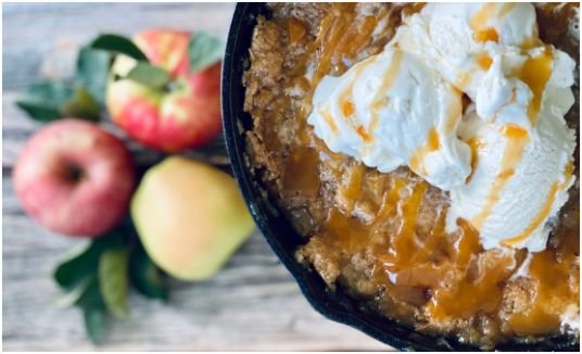 20-Minute Skillet Apple Crisp